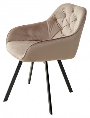 Стул GALE 360 град. поворот. BLUVEL-40 BEIGE, велюр/ черный каркас, М-City в Кургане - kurgan.mebel24.online | фото 5