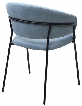Стул ГЕММА, цвет RAIN 13 blue, велюр / черный каркас М-City в Кургане - kurgan.mebel24.online | фото 9