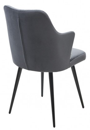 Стул HERMAN 360 град. BM-3 ТЕМНО-СЕРЫЙ, велюр / черный каркас М-City в Кургане - kurgan.mebel24.online | фото 4