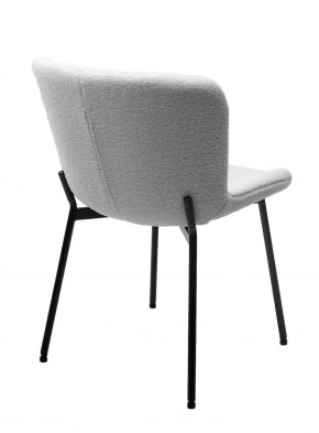 Стул RIYA UF992-01 Белый, teddy / черный каркас М-City в Кургане - kurgan.mebel24.online | фото 2