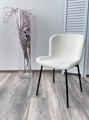 Стул RIYA UF992-01 Белый, teddy / черный каркас М-City в Кургане - kurgan.mebel24.online | фото 3