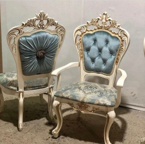 Стул Роза с каретной стяжкой и подлокотниками в Кургане - kurgan.mebel24.online | фото
