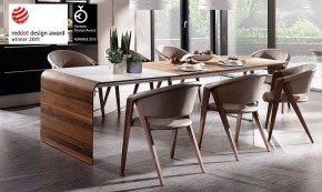 Стул SPIRIT1 / S1 SAGP38 / Nuss geolt UG / Leder LM stone в Кургане - kurgan.mebel24.online | фото