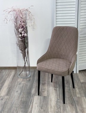 Стул ТУРИН, цвет B5 Капучино, велюр / черный каркас М-City в Кургане - kurgan.mebel24.online | фото 3