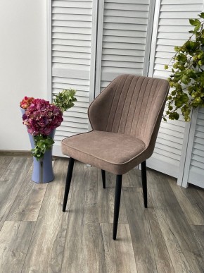 Стул VENA, цвет B5 Капучино, велюр / черный каркас М-City в Кургане - kurgan.mebel24.online | фото 2