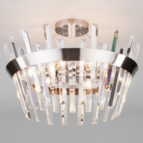 Светильник на штанге TK Lighting Steccato 10111/5 сатин-никель/прозрачный хрусталь Strotskis в Кургане - kurgan.mebel24.online | фото 1