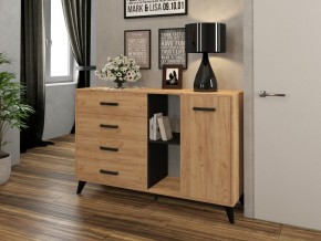 СВЕТЛАНА Комод-тумба  (дуб золотой/венге) в Кургане - kurgan.mebel24.online | фото