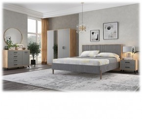 СВЕТЛАНА LOFT Спальный гарнитур (модульный) (дуб золотой/серый) в Кургане - kurgan.mebel24.online | фото