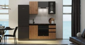 ТЕХНО-6 Кухонный гарнитур 1,5 м в Кургане - kurgan.mebel24.online | фото