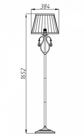Торшер Maytoni Brionia ARM172-11-G в Кургане - kurgan.mebel24.online | фото 2