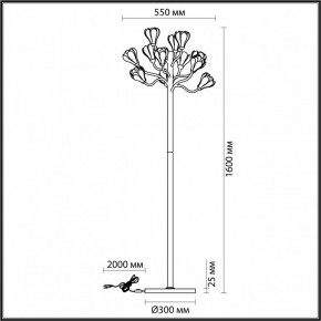 Торшер Odeon Light Gardi 5090/12F в Кургане - kurgan.mebel24.online | фото 5