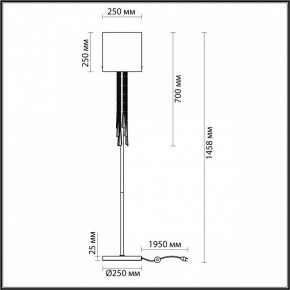 Торшер Odeon Light Nicole 4890/1F в Кургане - kurgan.mebel24.online | фото 4