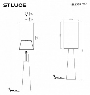 Торшер ST-Luce Jackie SL1354.705.01 в Кургане - kurgan.mebel24.online | фото 5