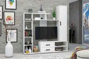 Центральная секция Торонто (Белый текстурный) в Кургане - kurgan.mebel24.online | фото