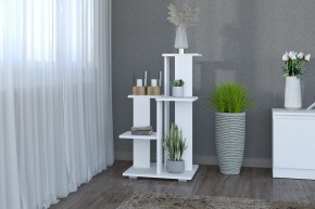 Цветочница №1 (Белый текстурный) в Кургане - kurgan.mebel24.online | фото