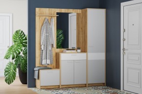 Тумба для обуви НМ 013.23 "Нортон" (Крафт Золотой) в Кургане - kurgan.mebel24.online | фото 3