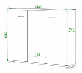 Тумба Домино нельсон ПУ-60-4 в Кургане - kurgan.mebel24.online | фото 2