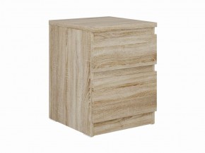 Тумба КАСТОР малая с двумя ящиками, цвет Дуб Сонома в Кургане - kurgan.mebel24.online | фото