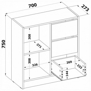 Тумба комбинированная Т-1 в Кургане - kurgan.mebel24.online | фото 4