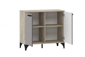 Тумба НМ 013.78 "Марсель" (Софт Графит/Дуб Крафт Серый) в Кургане - kurgan.mebel24.online | фото 2