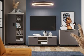 Тумба НМ 013.78 "Марсель" (Софт Графит/Дуб Крафт Серый) в Кургане - kurgan.mebel24.online | фото 3