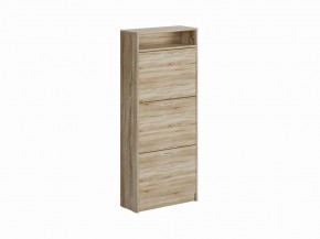 Тумба ОРИОН с тремя полками для обуви, цвет Дуб Сонома в Кургане - kurgan.mebel24.online | фото