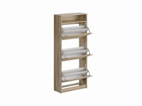 Тумба ОРИОН с тремя полками для обуви, цвет Дуб Сонома в Кургане - kurgan.mebel24.online | фото 2