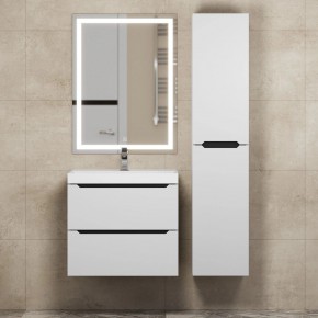 Тумба под раковину Uperwood Tanos 60 см, подвесная, белая/графит в Кургане - kurgan.mebel24.online | фото 13