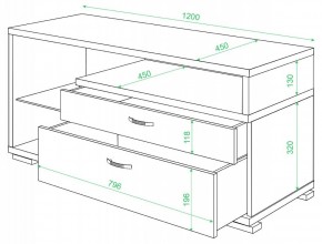 Тумба под ТВ Домино ТК-10М в Кургане - kurgan.mebel24.online | фото 2