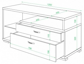 Тумба под ТВ Домино ТК-10М в Кургане - kurgan.mebel24.online | фото 2