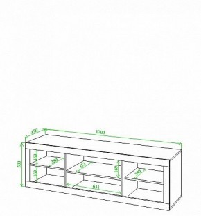 Тумба под ТВ Toivo Кон170 в Кургане - kurgan.mebel24.online | фото 2