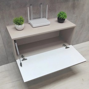 Тумба подвесная под ТВ LINES MTV1-MA 750 Бежевый (Леда-М 10.1.5) в Кургане - kurgan.mebel24.online | фото 3