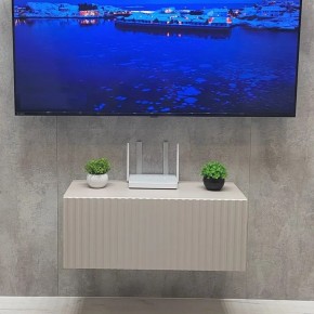 Тумба подвесная под ТВ LINES MTV1-MA 750 Бежевый (Леда-М 10.1.5) в Кургане - kurgan.mebel24.online | фото 5