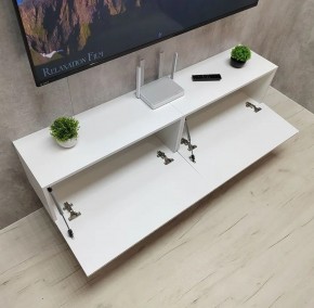 Тумба подвесная под ТВ LINES MTV1-MA 750 Белый глянец (Белый-M 10.1.1) в Кургане - kurgan.mebel24.online | фото 11