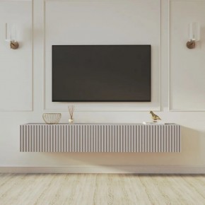 Тумба подвесная под ТВ LINES MTV3-MA 900 Бежевый (Леда-М 10.1.5) в Кургане - kurgan.mebel24.online | фото 12