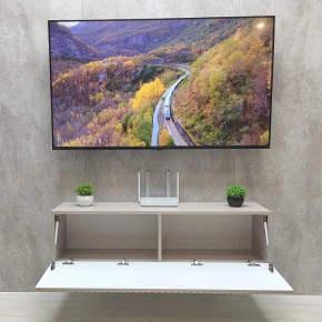 Тумба подвесная под ТВ LINES MTV4-MA 1150 Бежевый (Леда-М 10.1.5) в Кургане - kurgan.mebel24.online | фото 3