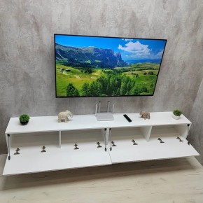 Тумба подвесная под ТВ LINES MTV4-MA 1150 Белый матовый (Белый-M 10.1.2) в Кургане - kurgan.mebel24.online | фото 11