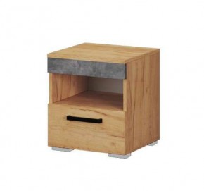 Тумба прикроватная Адель дуб крафт золотой/ателье светлое в Кургане - kurgan.mebel24.online | фото