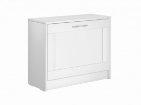 Тумба СИРИУС с откидной полкой для обуви, цвет белый в Кургане - kurgan.mebel24.online | фото