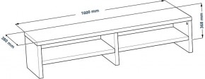 ТВ-тумба Энкель ТВ16, тамбурат, цвет белый в Кургане - kurgan.mebel24.online | фото 3