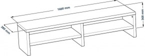 ТВ-тумба Энкель ТВ16, тамбурат, цвет дуб беленый в Кургане - kurgan.mebel24.online | фото 3