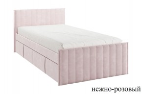 ТВИКС Кровать с ящиками 900 (нежно-розовый) в Кургане - kurgan.mebel24.online | фото