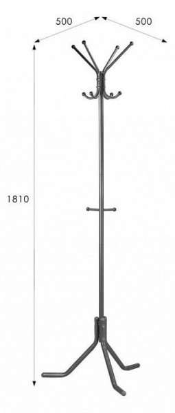 Вешалка напольная Пико 3 в Кургане - kurgan.mebel24.online | фото 7