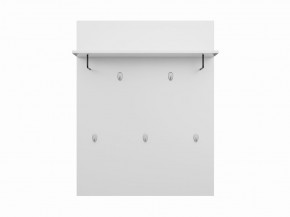 Вешалка СИРИУС настенная с полкой, цвет белый в Кургане - kurgan.mebel24.online | фото