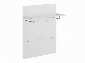 Вешалка СИРИУС настенная с полкой, цвет белый в Кургане - kurgan.mebel24.online | фото 2
