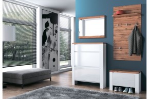 Вешалка, TAURUS, цвет белыйдуб вотан в Кургане - kurgan.mebel24.online | фото 2