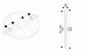 Встраиваемый светильник Arte Lamp Mesura A7974PL-1WH в Кургане - kurgan.mebel24.online | фото 5