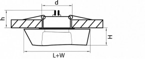 Встраиваемый светильник Lightstar Flutto 006430 в Кургане - kurgan.mebel24.online | фото 3