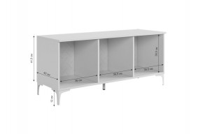 ЗЕФИР Гостиная К1 (белое дерево/белый муар) в Кургане - kurgan.mebel24.online | фото 4