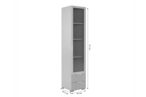 ЗЕФИР Гостиная К1 (белое дерево/белый муар) в Кургане - kurgan.mebel24.online | фото 5